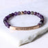 Beaded inspirational bracelet