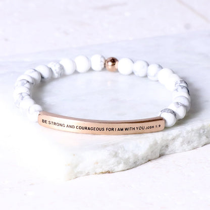Message bracelet with bible verse engraving