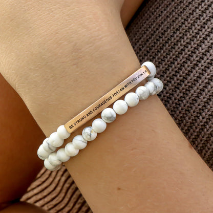 meaningful bracelet with bible verse engraved