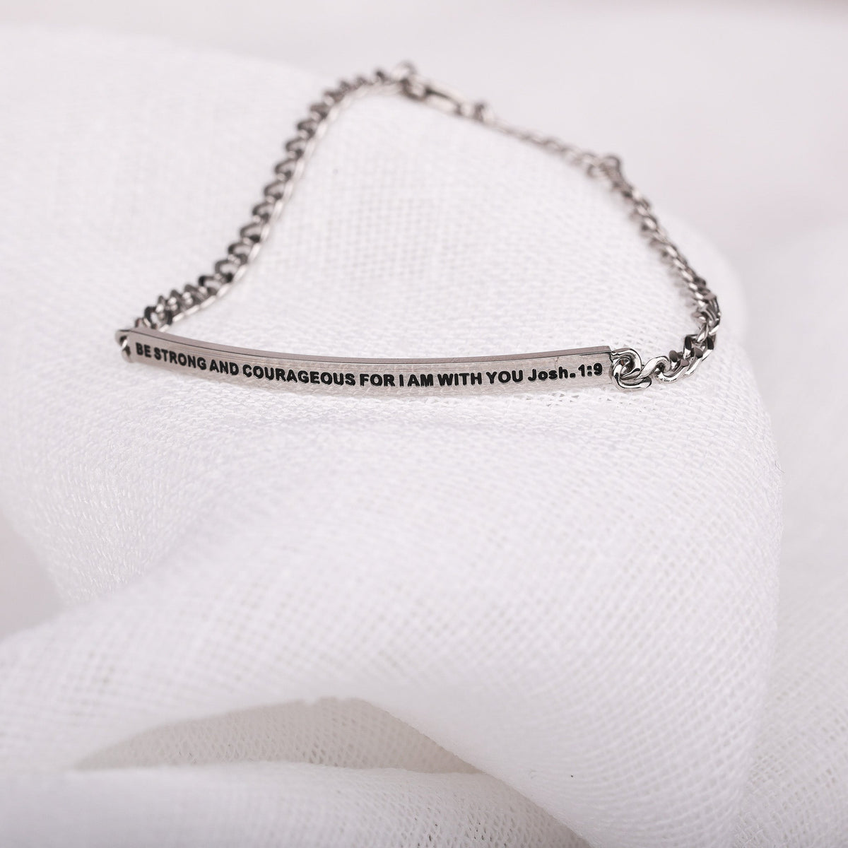 silver adjustable chain bracelet