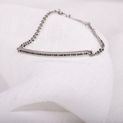 silver adjustable chain bracelet