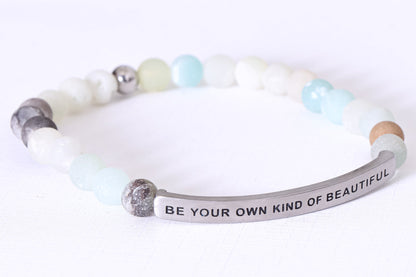 Natural earth stone bracelet made in USA