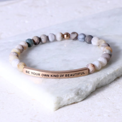 engraved positive message jewelry