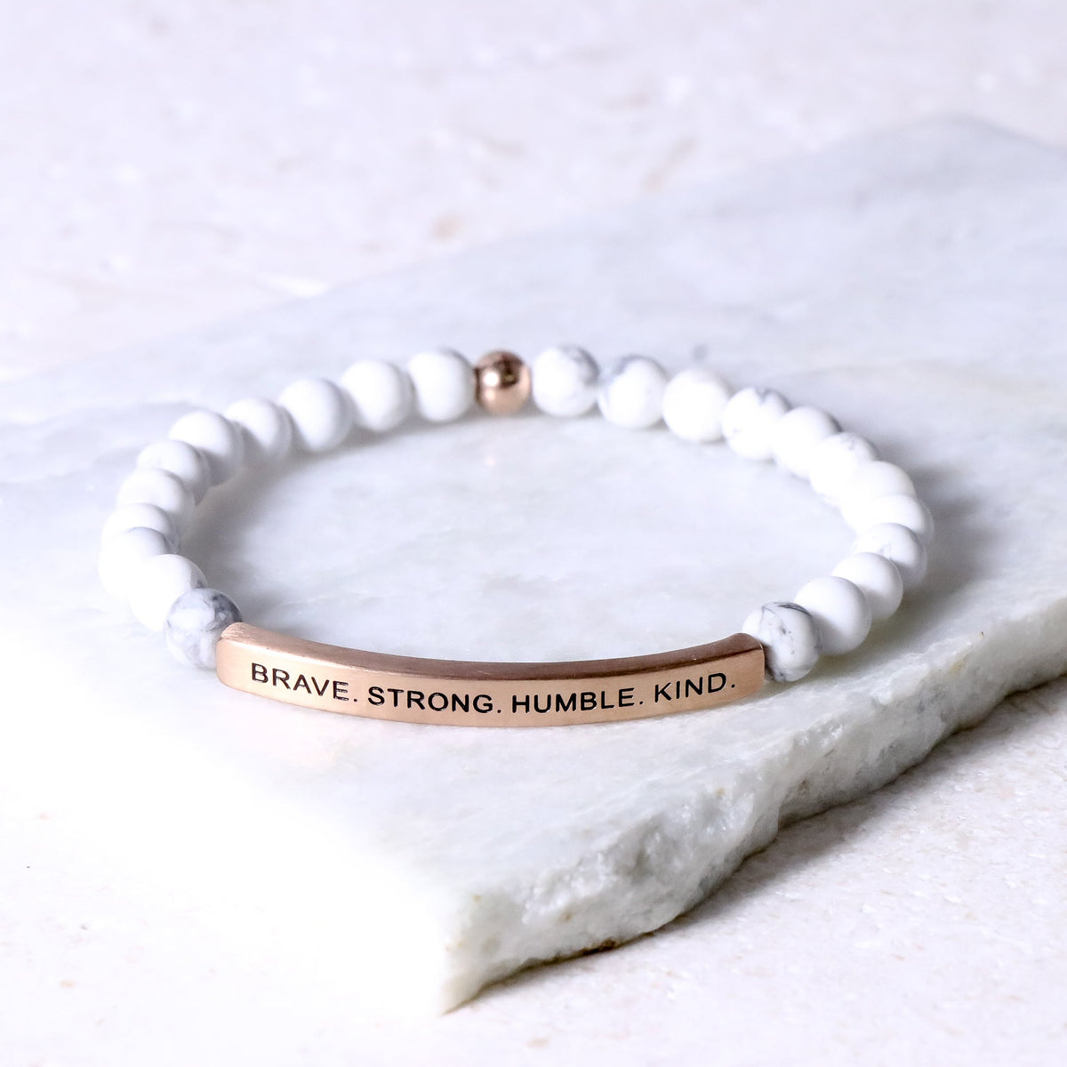 Engraved bracelet for motivation