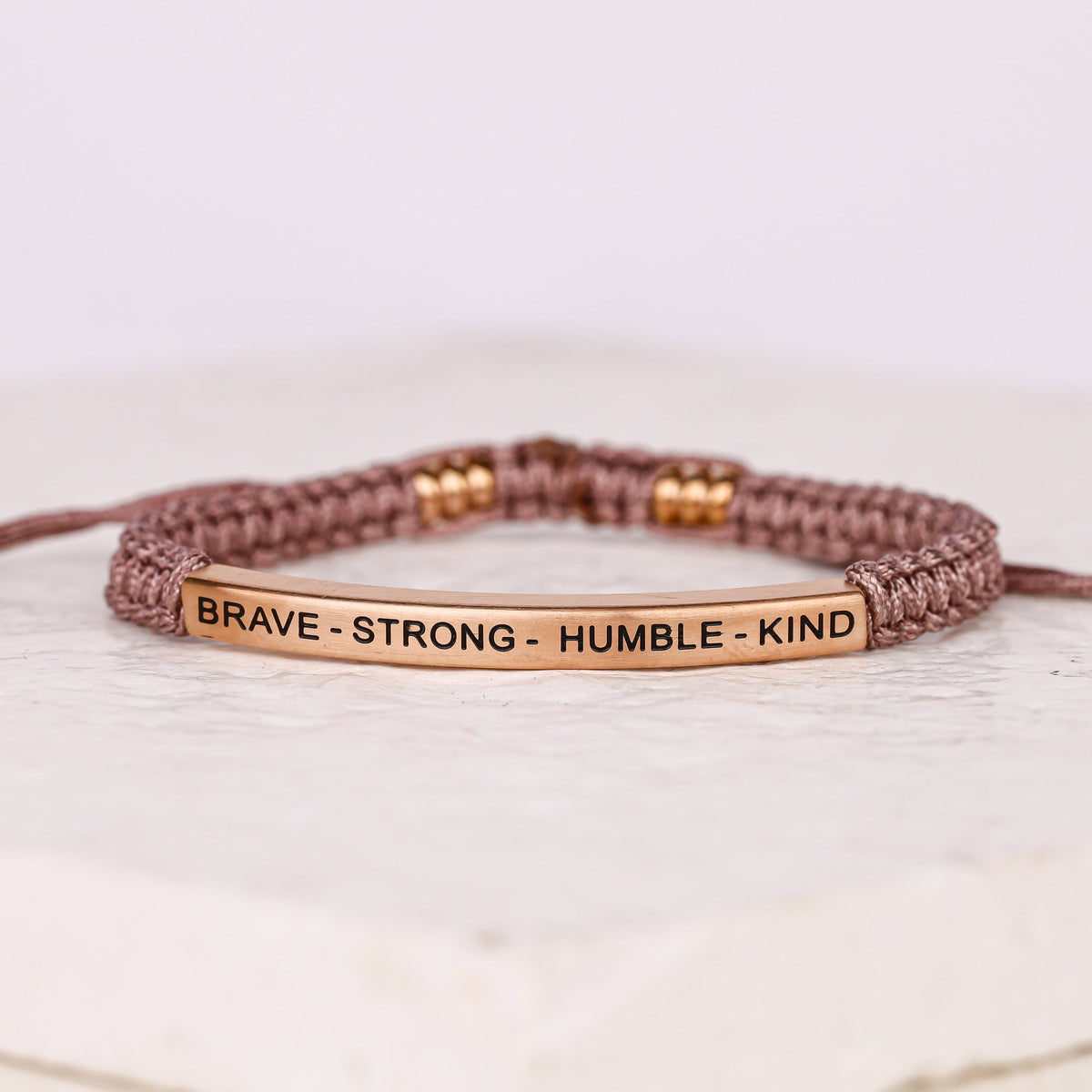 Inspirational engraved bracelet for gifting