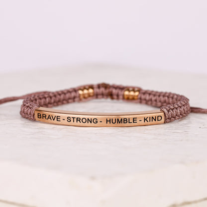 Inspirational engraved bracelet for gifting