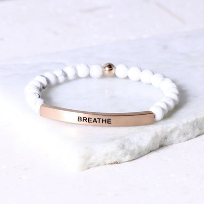 Marble beaded bracelet