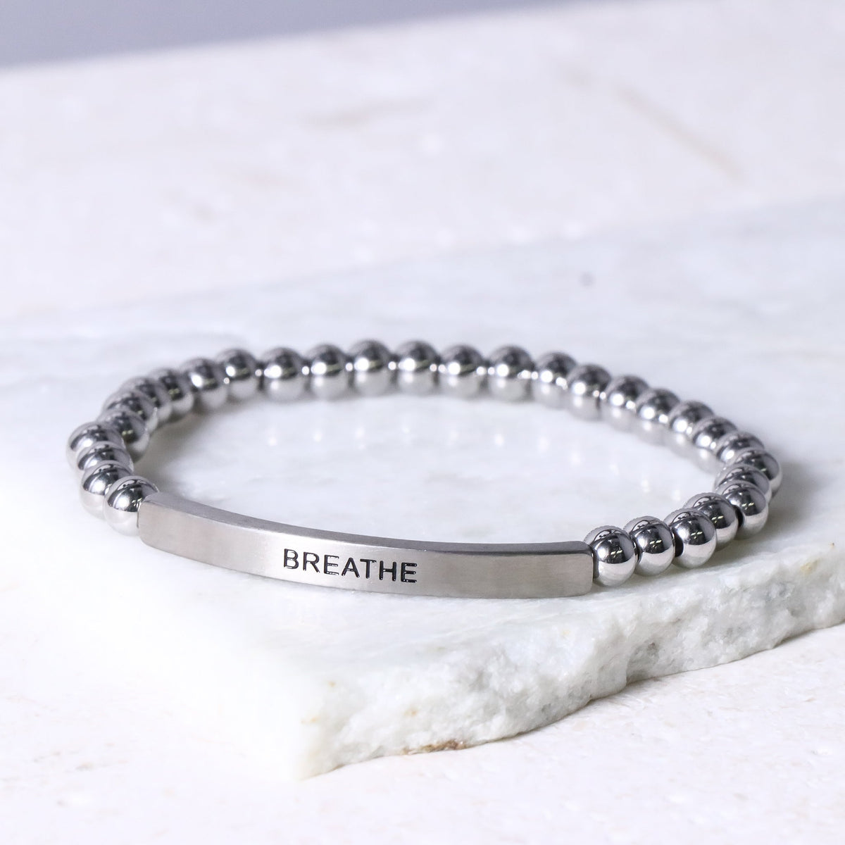engraved bracelet for anxiety