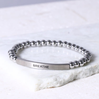 engraved bracelet for anxiety