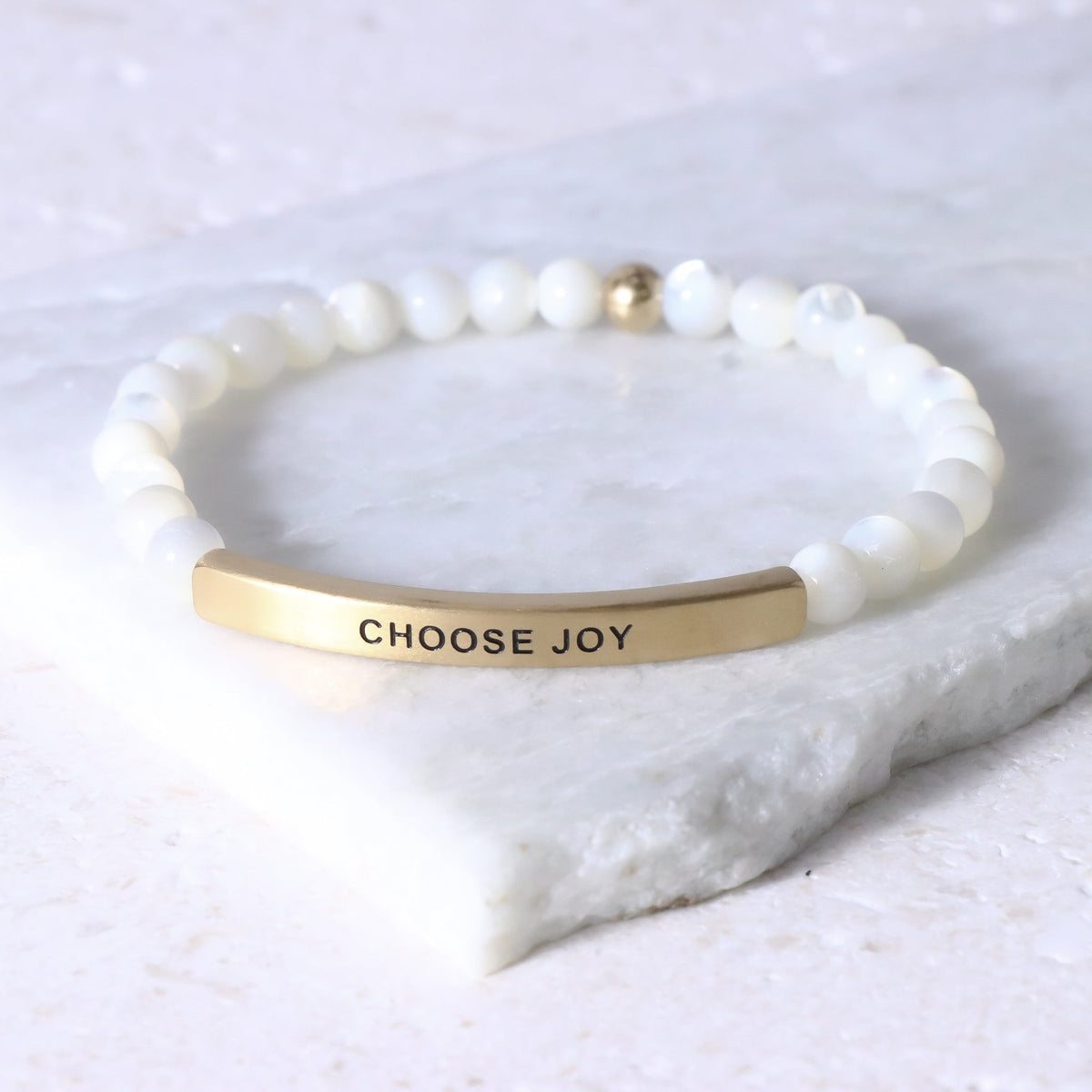 Pearl beaded bracelet made in USA