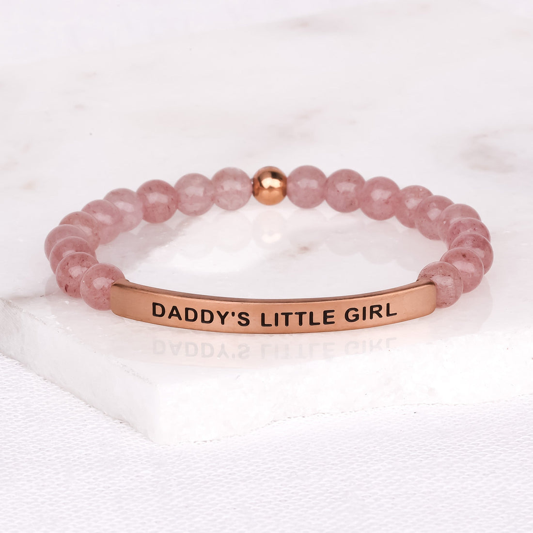 Engraved bracelet gift for daughter