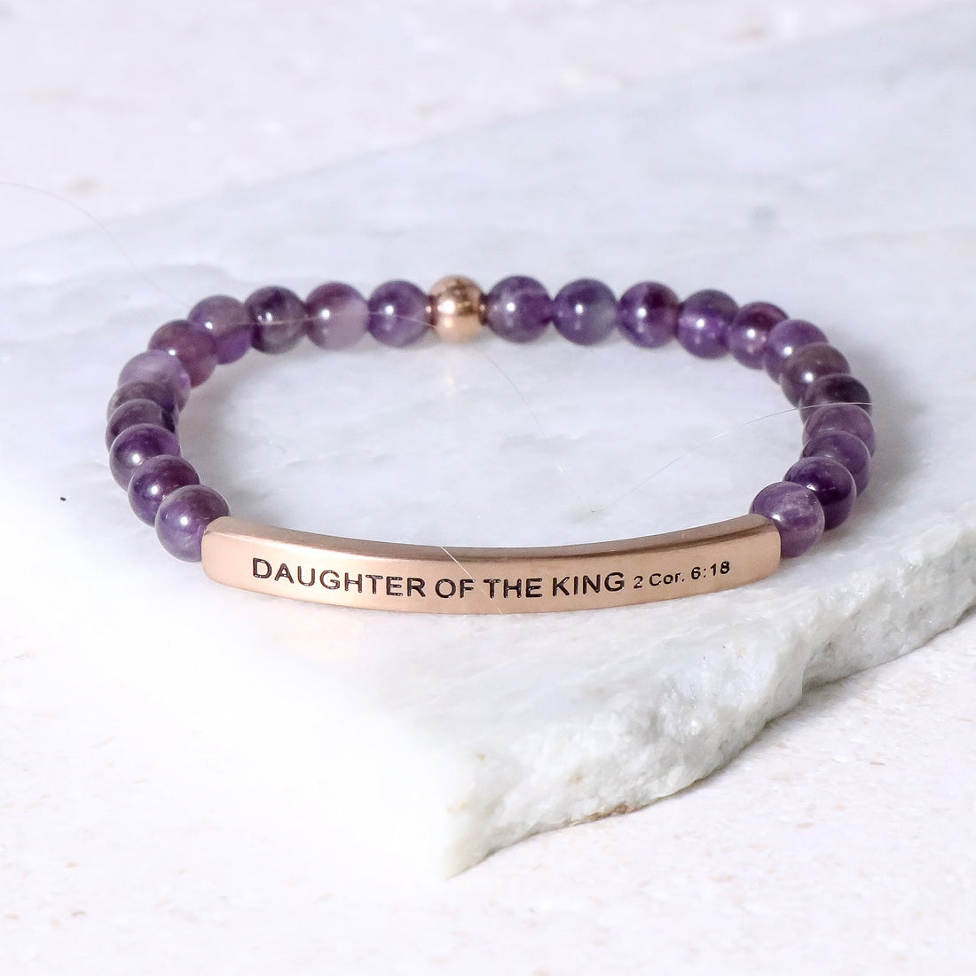 beaded scripture bracelet