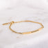 FAITH OVER FEAR- DAINTY CHAIN BRACELET 