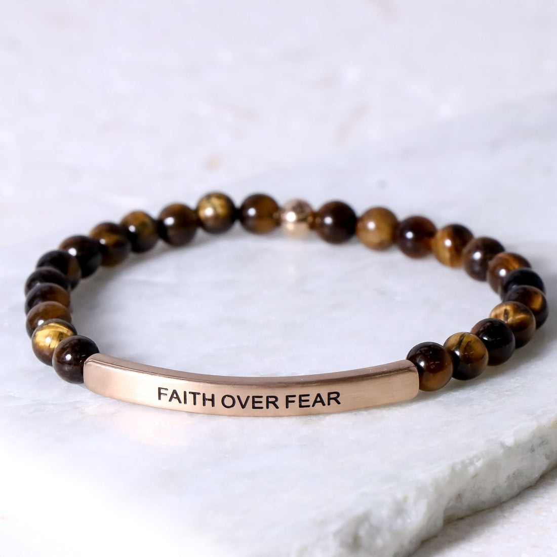 Inspirational engraved bracelet