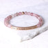 Inspirational engraved beaded bracelet