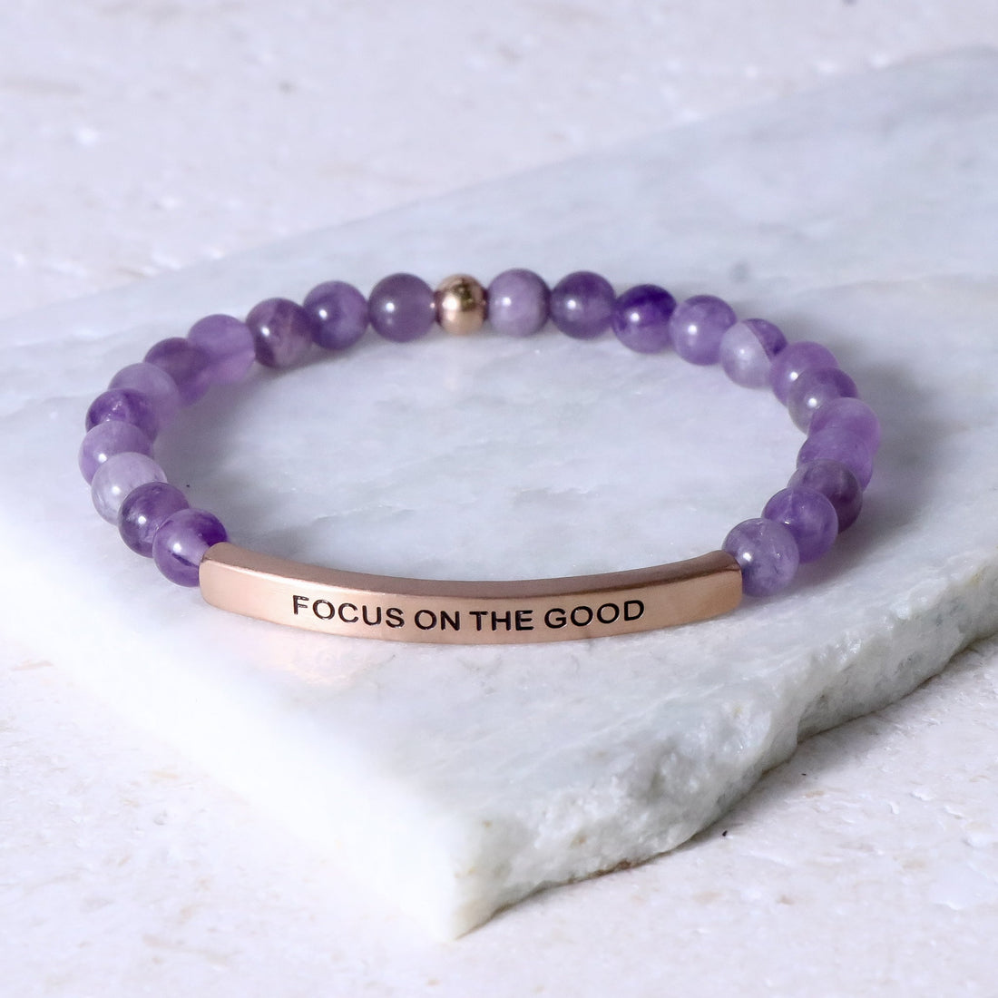 Affirmation engraved bracelet