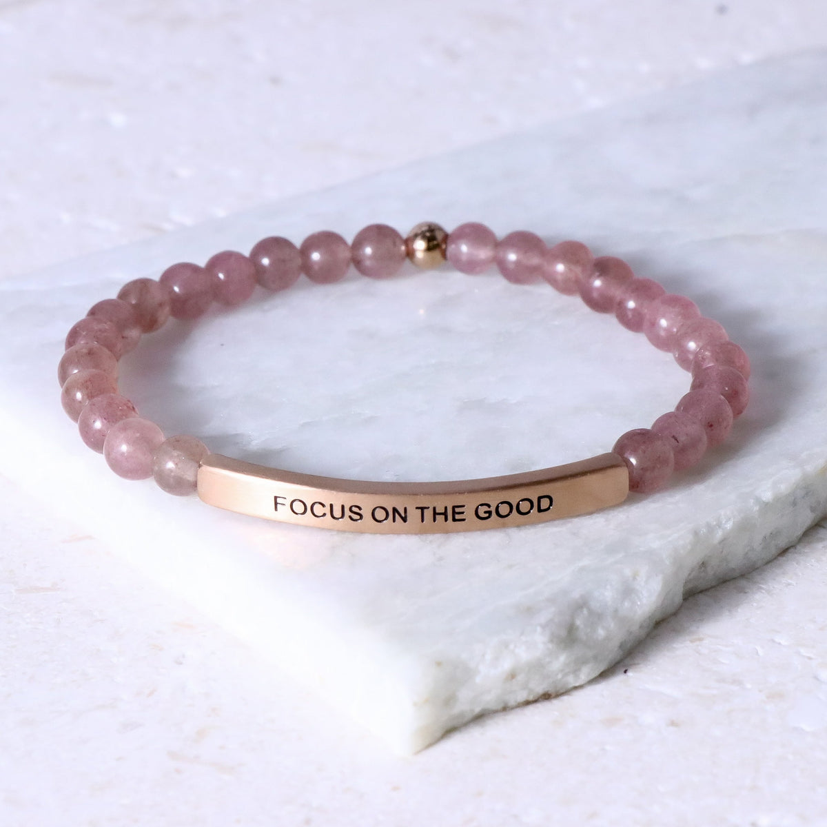 Inspirational engraved bracelet