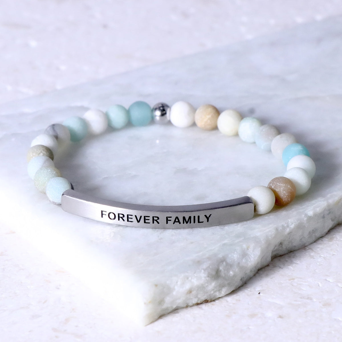 Beaded bracelet for family gift