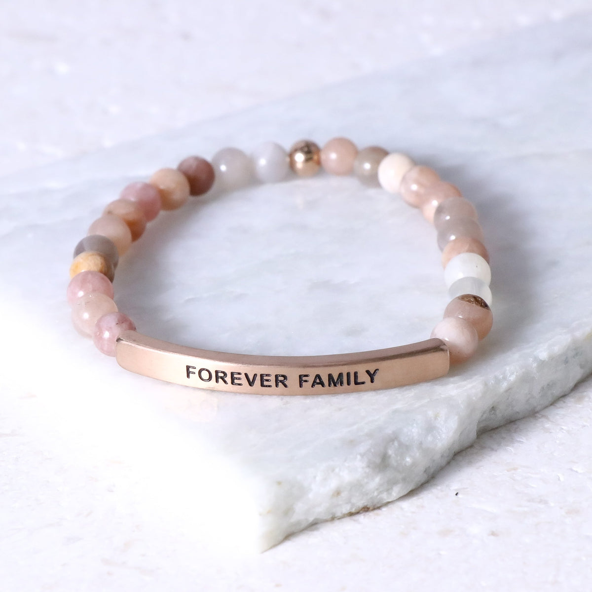 engraved message bracelet
