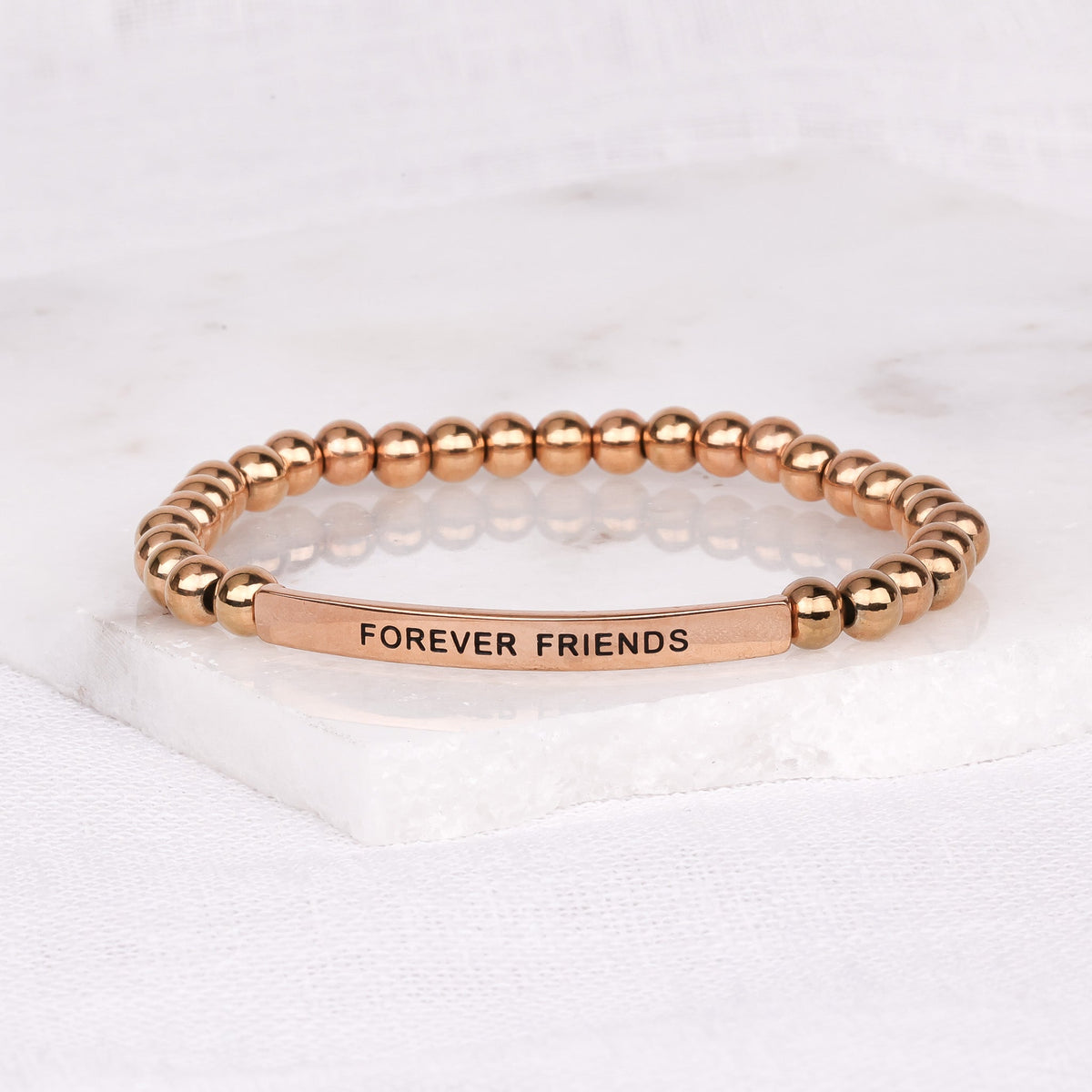 Gold friendship bracelet