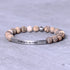 beaded engraved bracelet for men