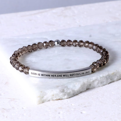 beaded scripture bracelet