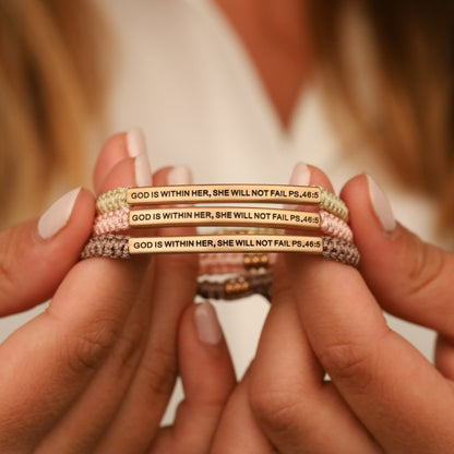 engraved adjustable bible verse bracelets