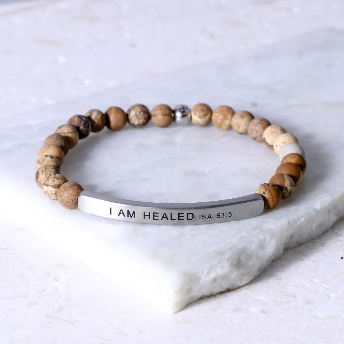 engraved scripture bracelet