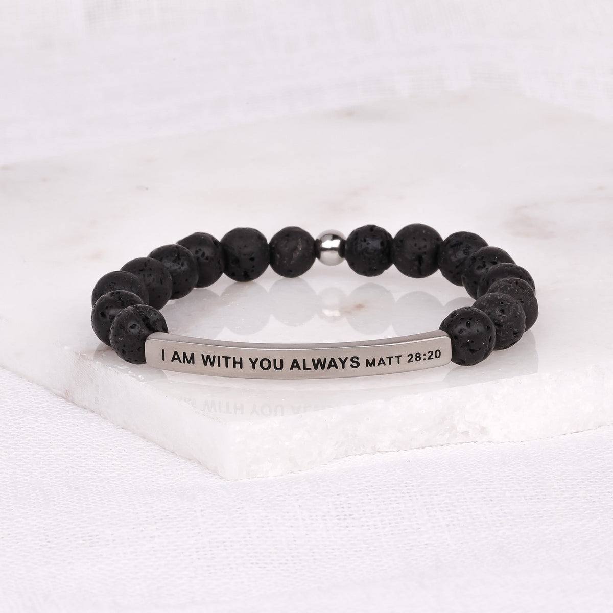 beaded scripture bracelet