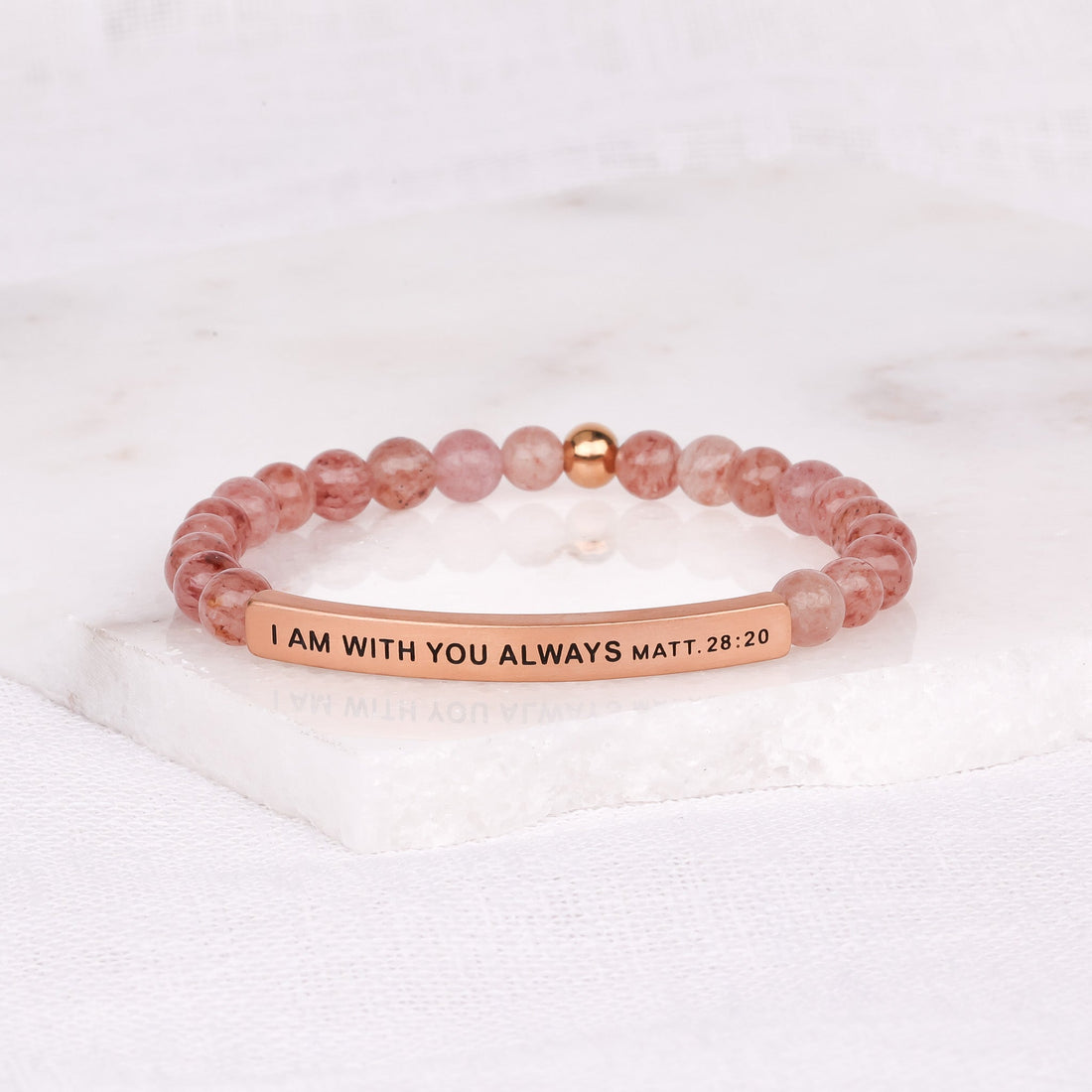 christian engraved bracelet