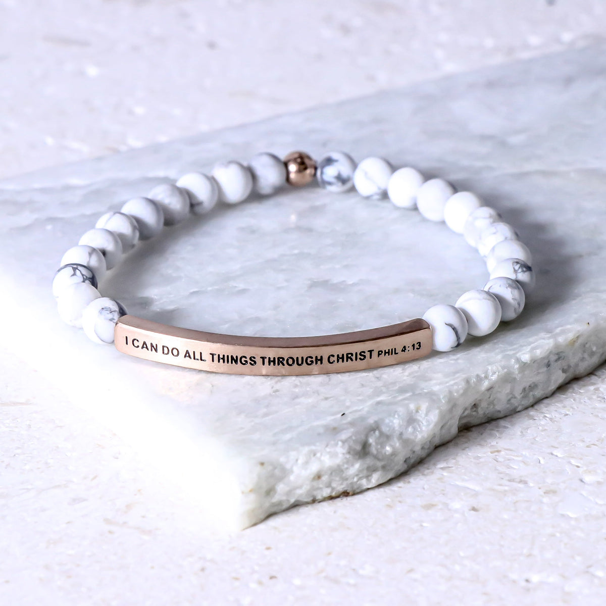 inspirational engraved bracelet