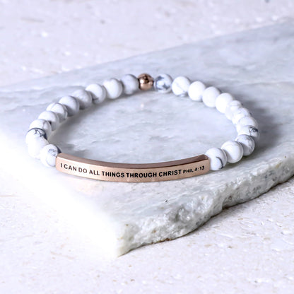 inspirational engraved bracelet