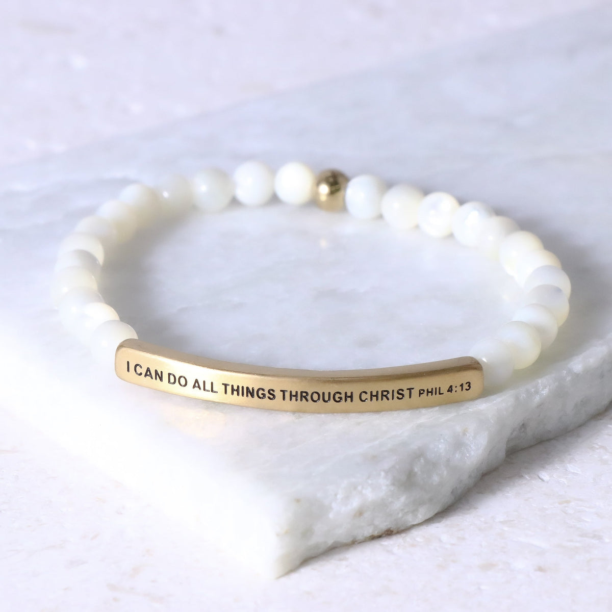 I CAN DO ALL THINGS THROUGH CHRIST bracelet