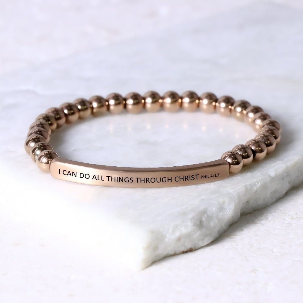 I CAN DO ALL THINGS THROUGH CHRIST bracelet