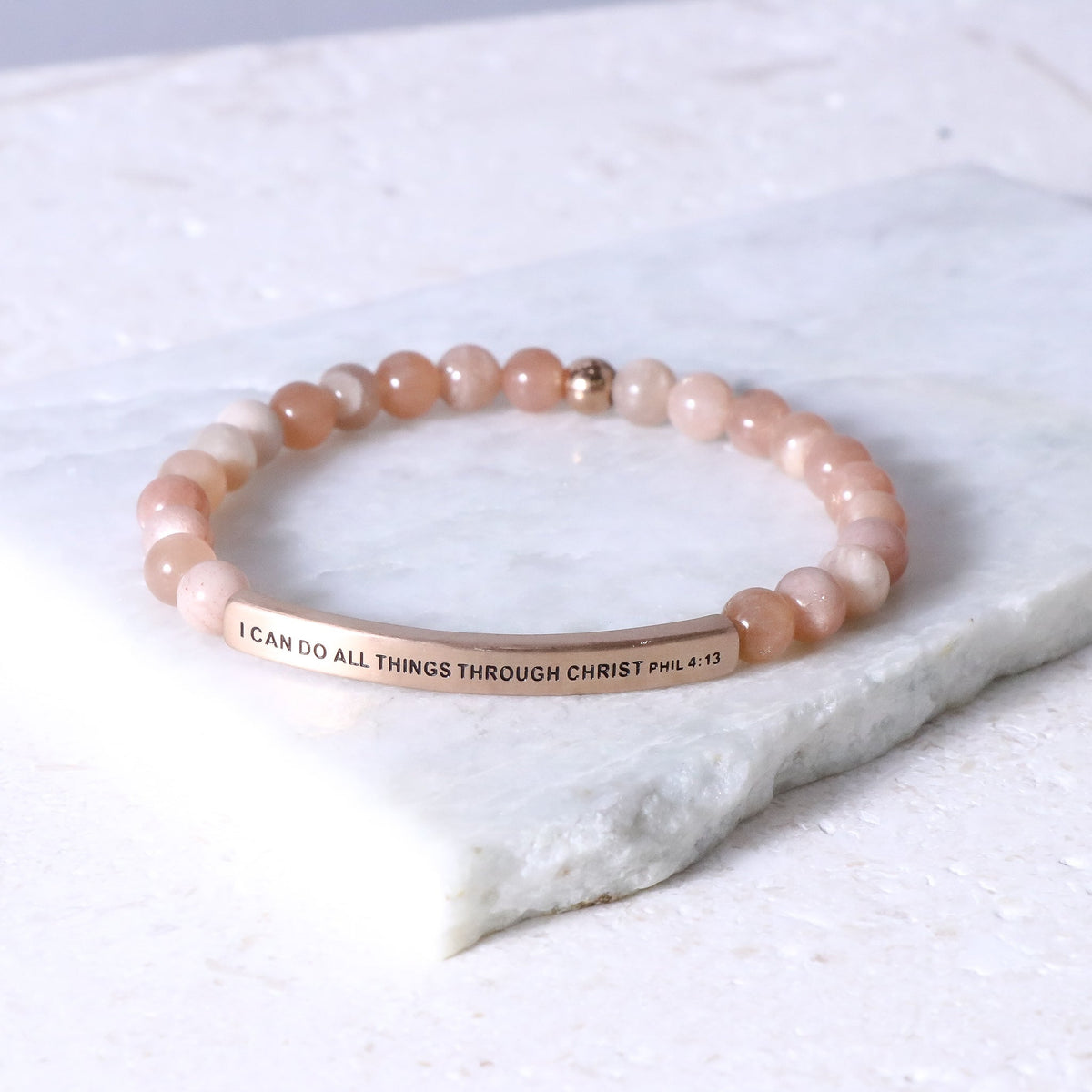 beaded scripture bracelet
