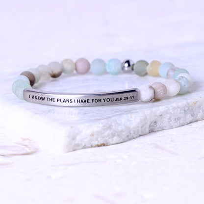 beaded inspirational bracelet