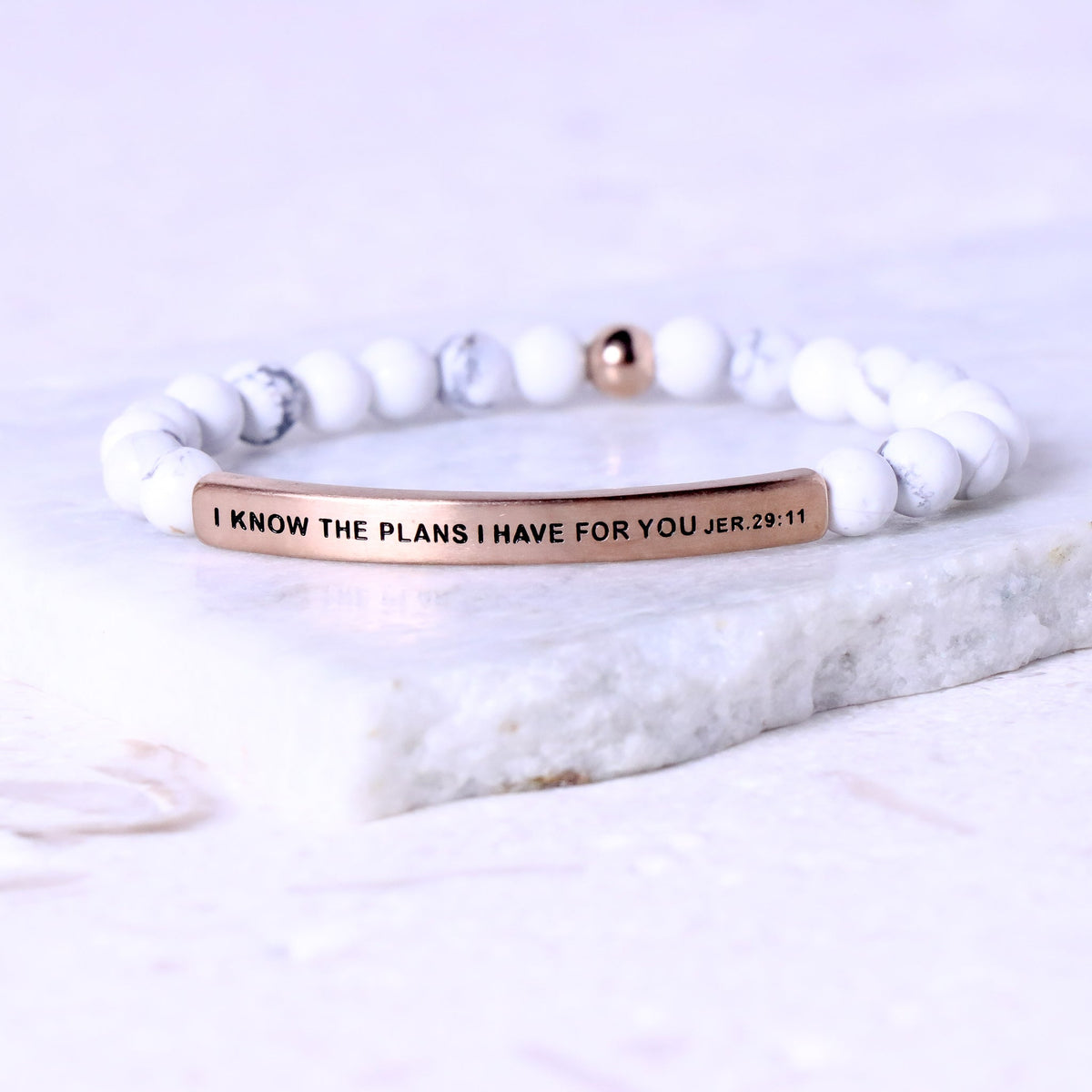 engraved inspirational bracelet