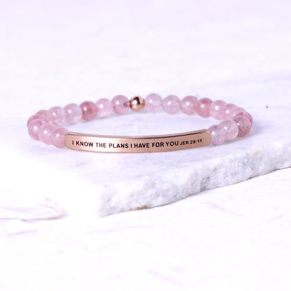 engraved affirmation bracelet