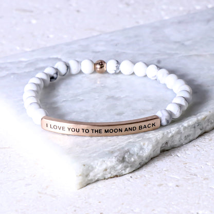 marble beaded bracelet