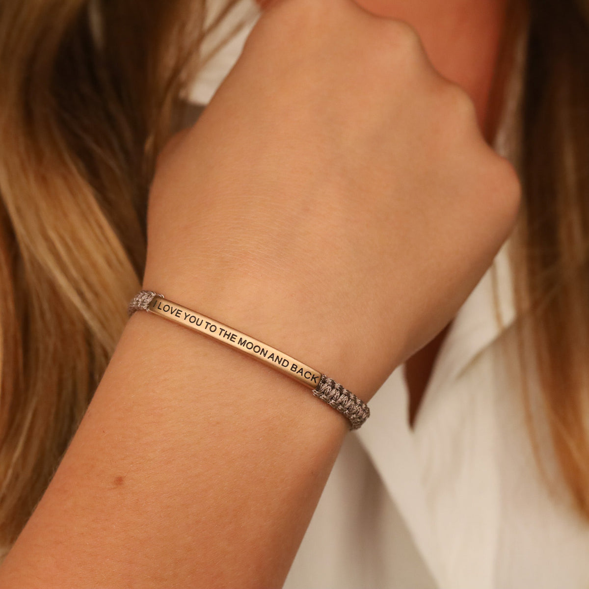 engraved inspirational bracelet