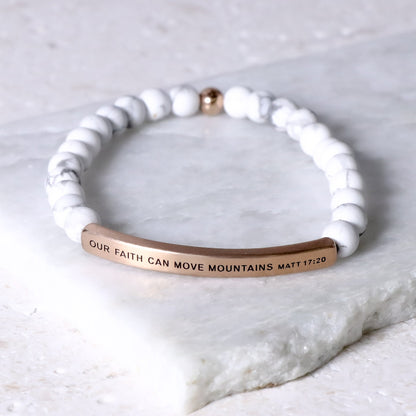 beaded scripture bracelet