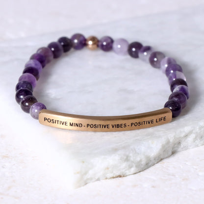 Meaningful bracelet with engraved message