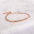 She Believed She Could So She Did motivational chain bracelet