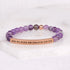 motivational beaded bracelet