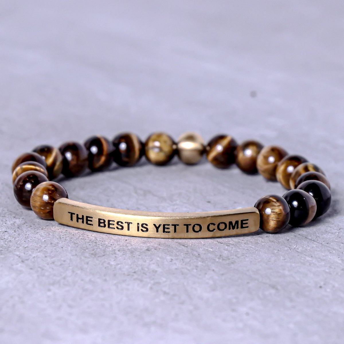 The Best Is Yet to Come motivational bracelet for men symbolizing hope, confidence, and new beginnings