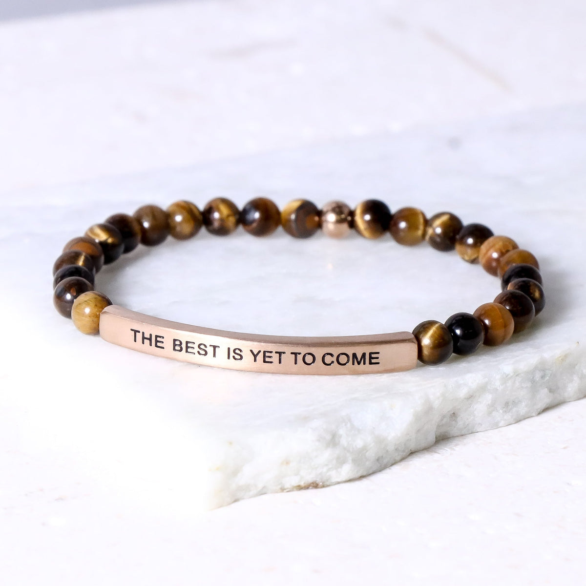 The Best Is Yet to Come inspirational bracelet for men and women