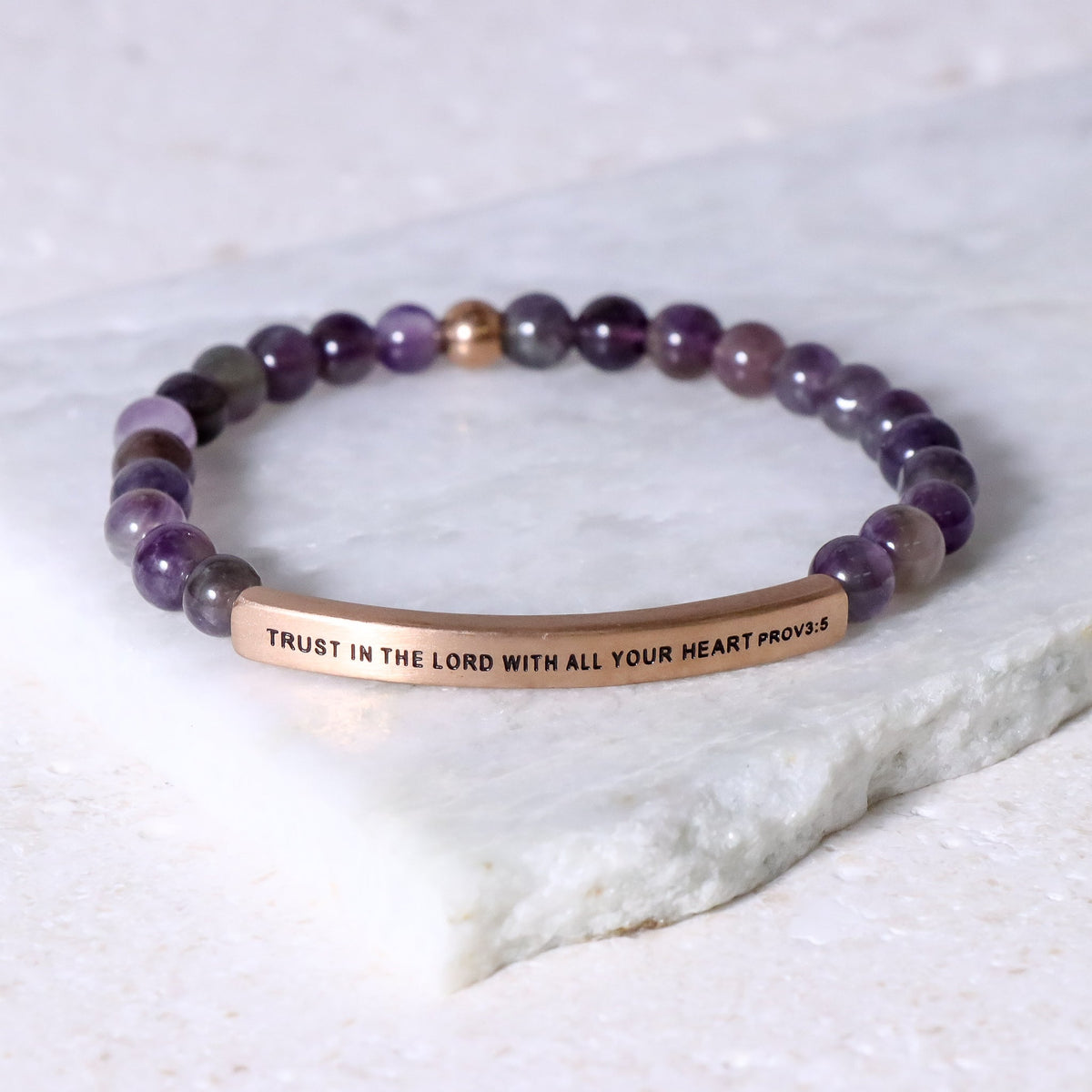  beaded Bible verse bracelet for faith and encouragement