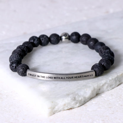 Christian bracelet inspired by Proverbs 3:5