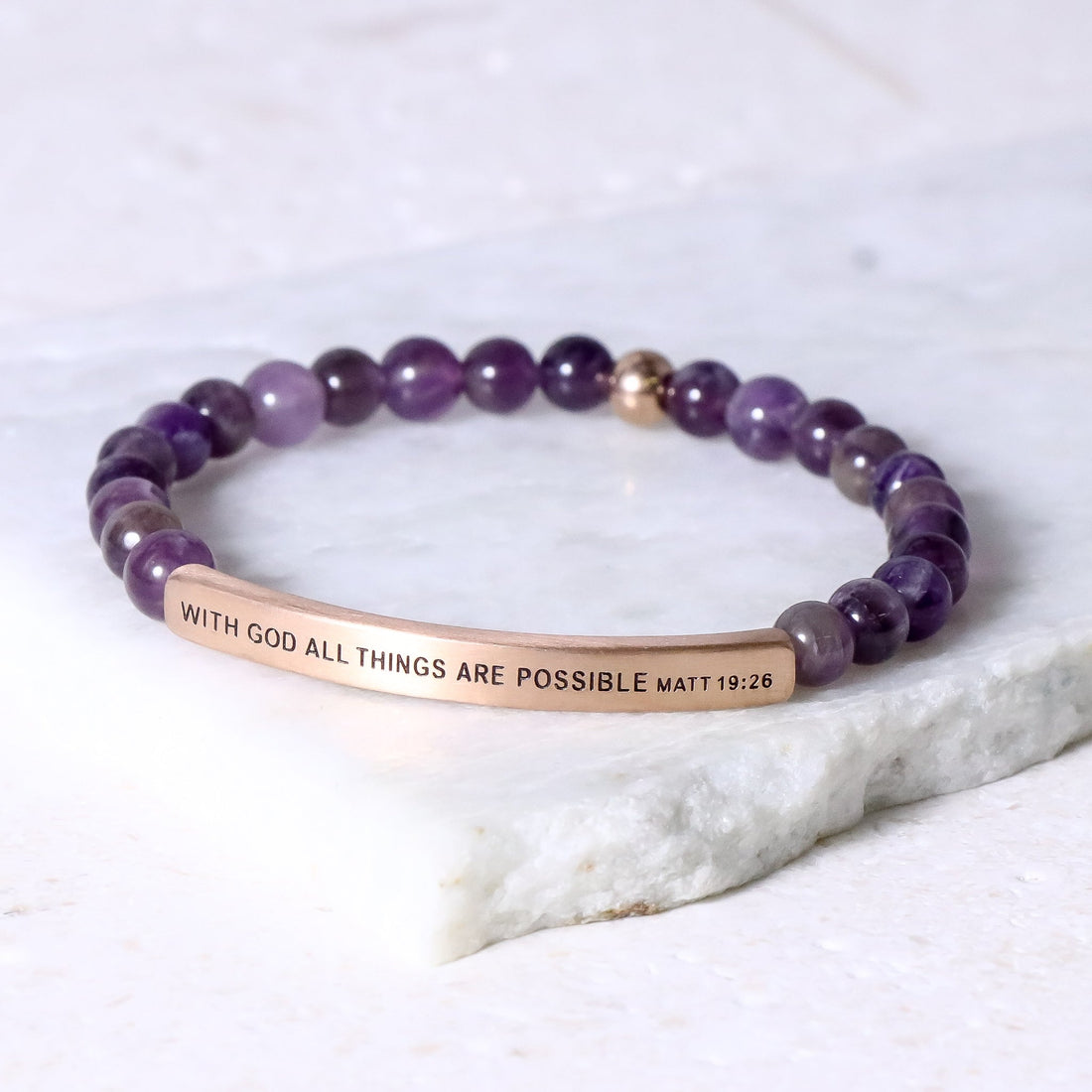 engraved bible verse bracelet