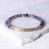 amethyst beaded bracelet